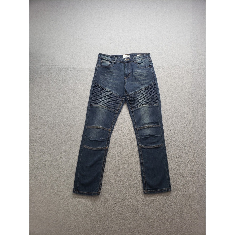 Ring Of Fire Boys Jeans 16 Blue Denim 5 Pocket Mid Rise Stretch Comfort Casual